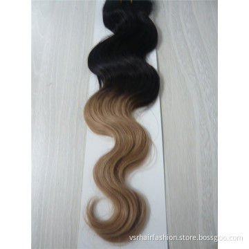 2013 Ombre Color Brazilian Hair Weft